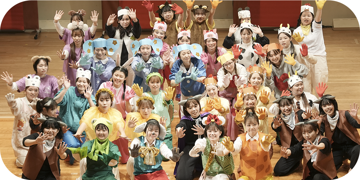 岡崎女子短期大学の授業の様子